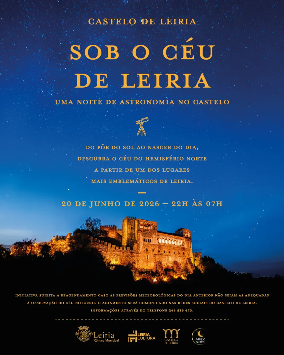 Sob o Céu de Leiria – Uma Noite de Astronomia no Castelo – 2026